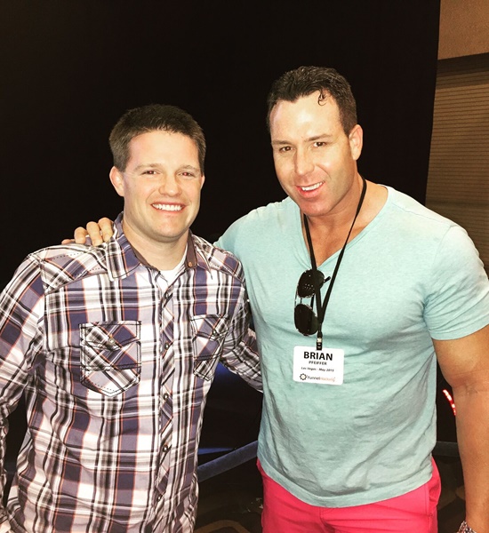 Russel Brunson with Brian at Click Funnels Event