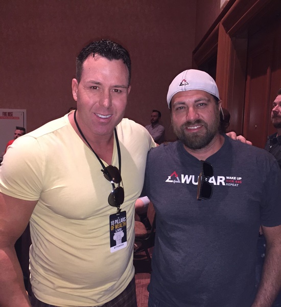 Matt Trainer with Brian at the 7 Pillars of Wealth Event